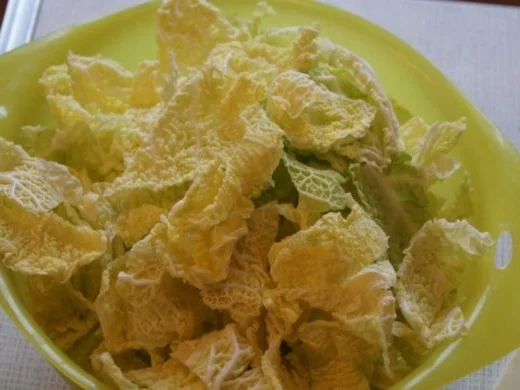 Rezept: Fischstäbchen mit Sahnewirsing und Sellerie-Kartoffelstampf Bild Nr. 4 Fischstäbchen mit Sahnewirsing und Sellerie-Kartoffelstampf - Rezept - Bild Nr. 4