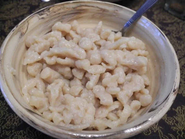 Rezept: Vegane Spätzle / Knöpfle Vegane Spätzle / Knöpfle - Rezept