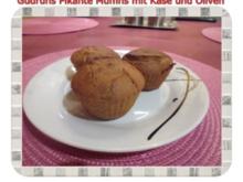 Muffins: Pikante Muffins mit Oliven und Käse - Rezept