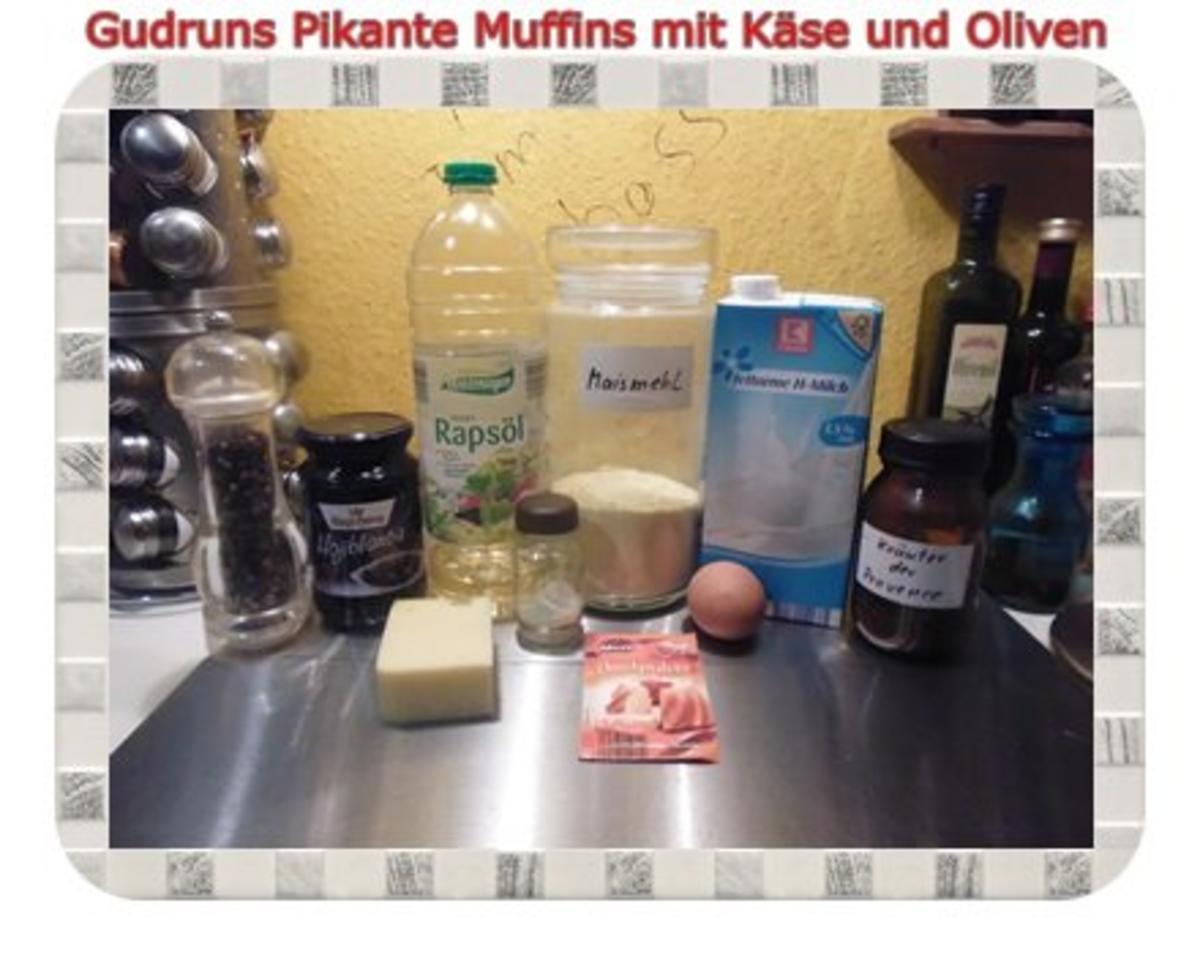 Muffins: Pikante Muffins mit Oliven und Käse - Rezept - Bild Nr. 2