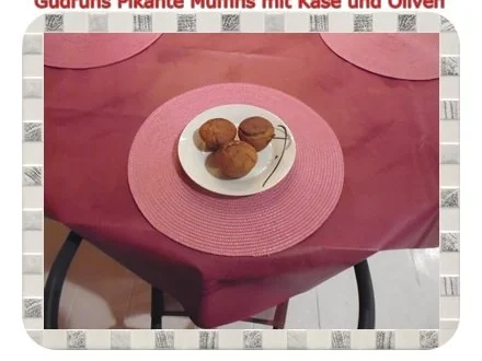 Rezept: Muffins: Pikante Muffins mit Oliven und Käse Bild Nr. 14 Muffins: Pikante Muffins mit Oliven und Käse - Rezept - Bild Nr. 14