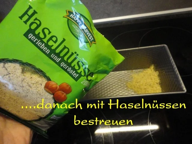 kleiner Schokolade Haselnuß Pudding Kuchen - Rezept - Bild Nr. 9