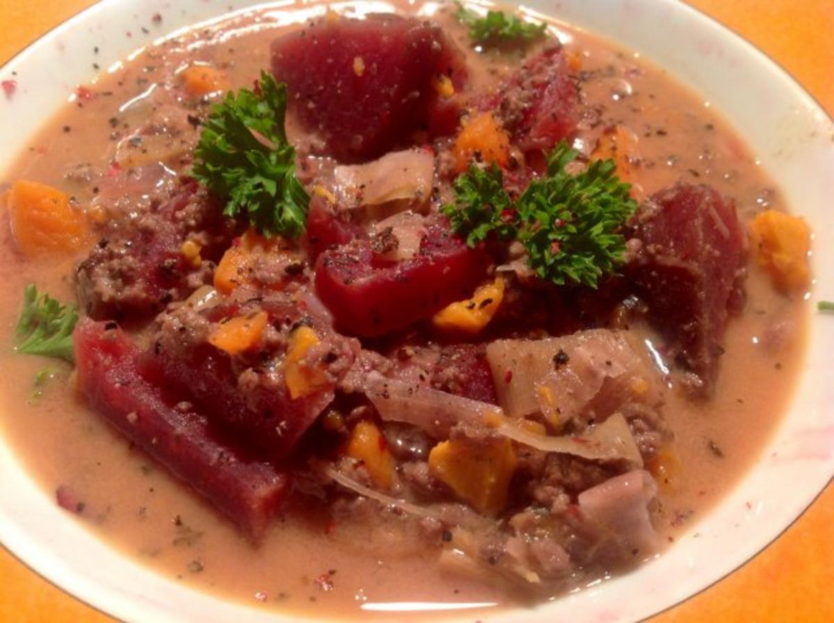 Rote Bete Hackfleisch-Topf - Rezept - Bild Nr. 2