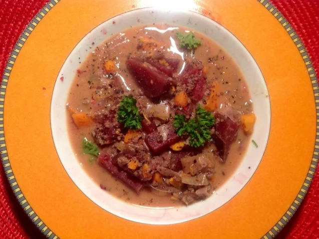 Rezept: Rote Bete Hackfleisch-Topf Bild Nr. 3 Rote Bete Hackfleisch-Topf - Rezept - Bild Nr. 3