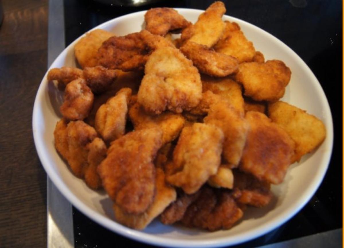 Chicken Nuggets mit Wokgemüse süß-sauer und Reis - Rezept - Bild Nr. 9