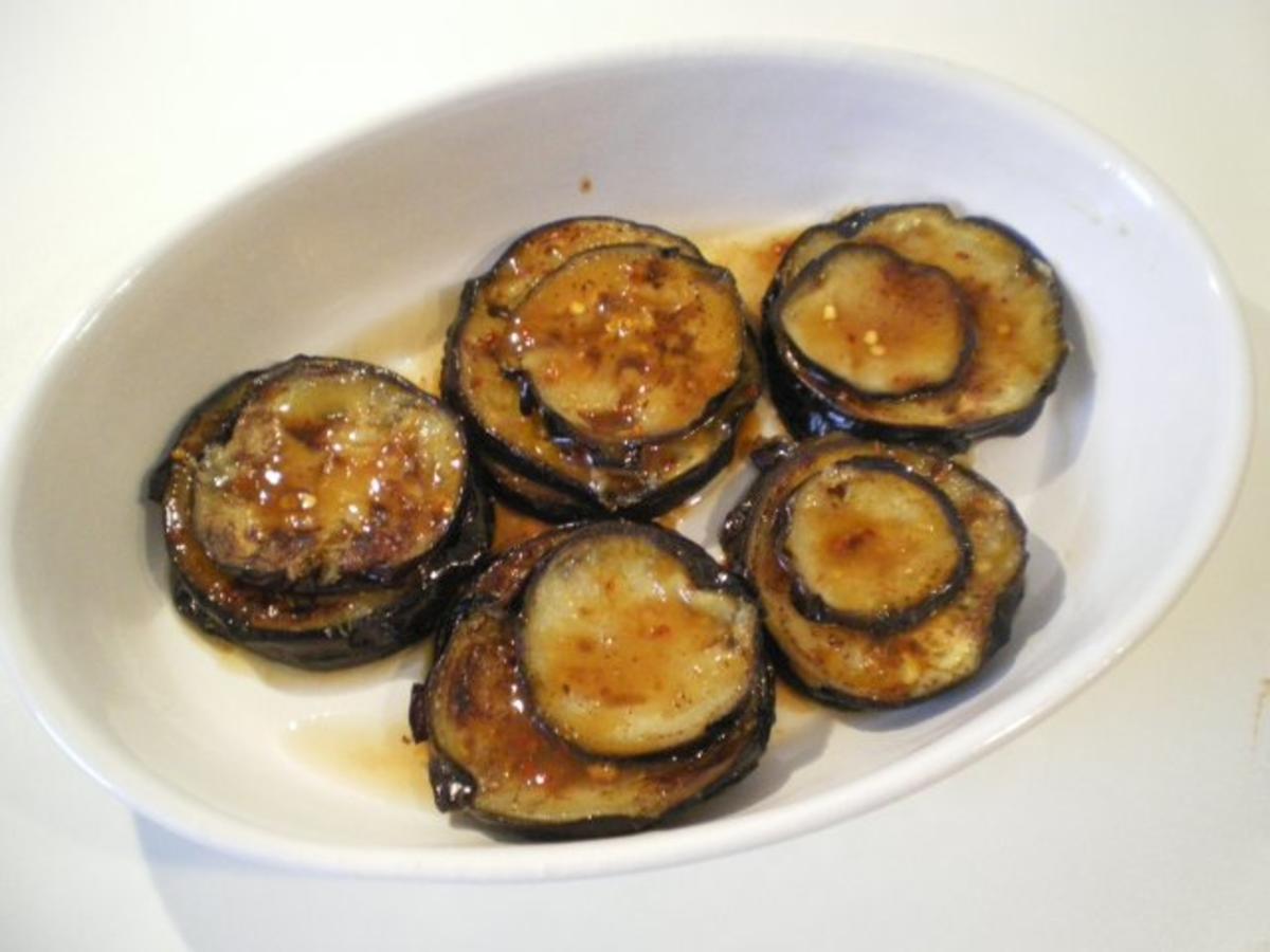 Aubergine asiatisch scharf mariniert - Rezept - Bild Nr. 9