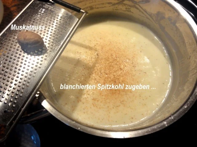 Gemüse:   SPITZKOHL in Sahnesauce - Rezept - Bild Nr. 7