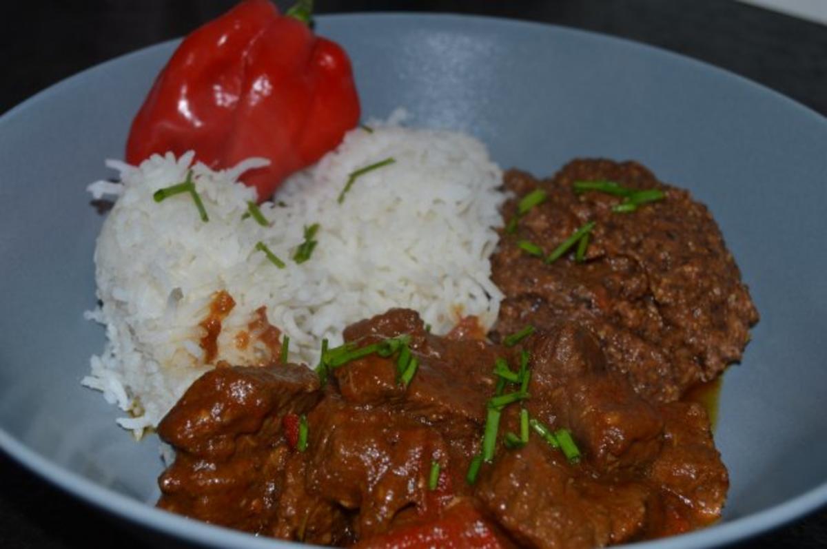 Bilder für TexMex Chili con carne mit schwarzer Bohnenpaste - Rezept