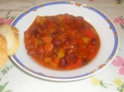 Bohnengulasch ala arrabbiata - Rezept