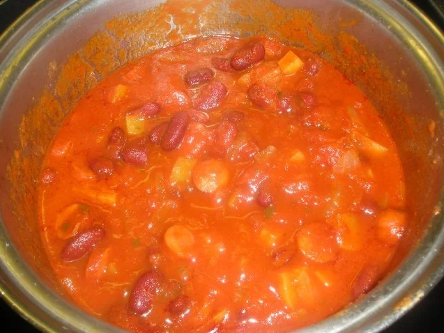Bohnengulasch ala arrabbiata - Rezept - Bild Nr. 3