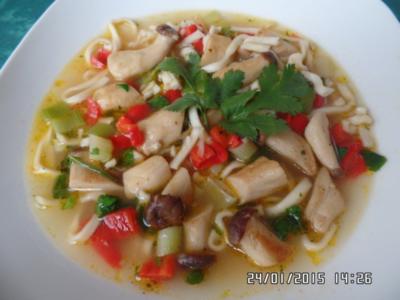 Rezept: Chinesische Nudelsuppe Chinesische Nudelsuppe - Rezept