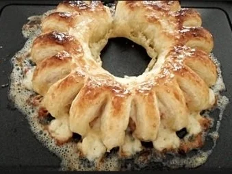 Chili Wiener im Cheddar Käse-Blätterteig-Mantel  aus dem Backofen und Bratkartoffeln dazu - Rezept - Bild Nr. 16