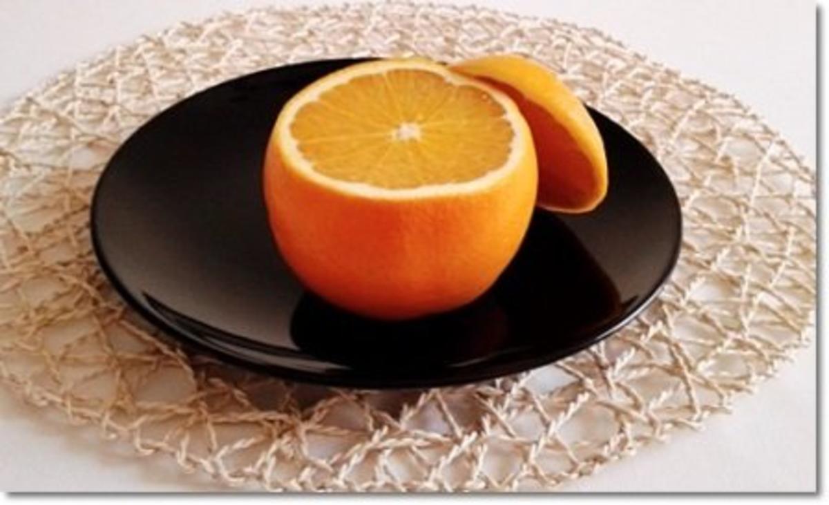 Aromatische „Orangen-Schüssel“ mit buntem Obst gefüllt - Rezept - Bild Nr. 6
