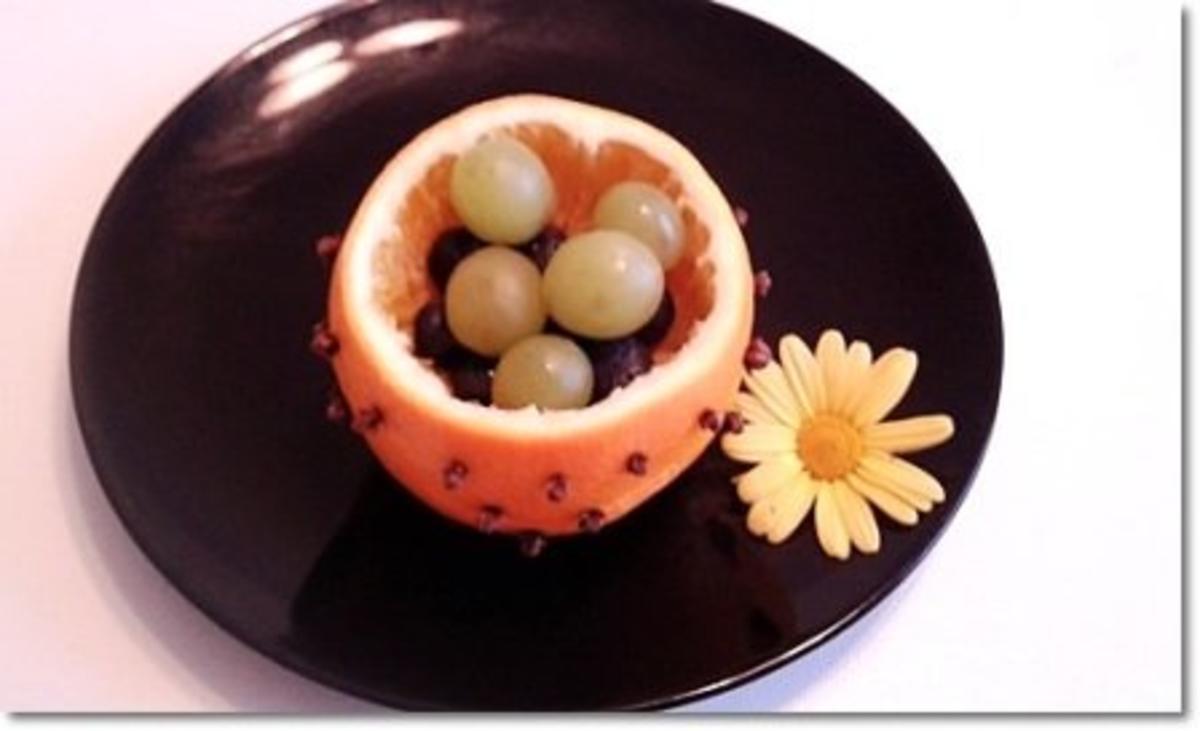 Aromatische „Orangen-Schüssel“ mit buntem Obst gefüllt - Rezept - Bild Nr. 13