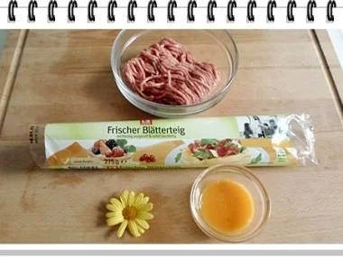 Fleischbällchen in Blätterteig  aus dem Backofen - Rezept - Bild Nr. 3