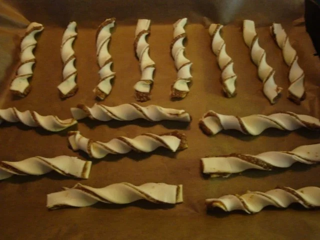 Blätterteigstangerl mit Nuss-Füllung - Rezept - Bild Nr. 5