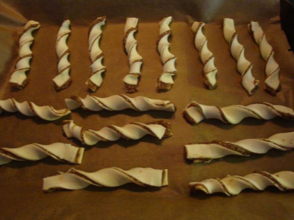 Blätterteigstangerl mit Nuss Füllung - schnell &amp; einfach - von mommy1971