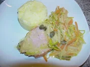 Kasselersteaks mit Gemüse-Julienne - Rezept