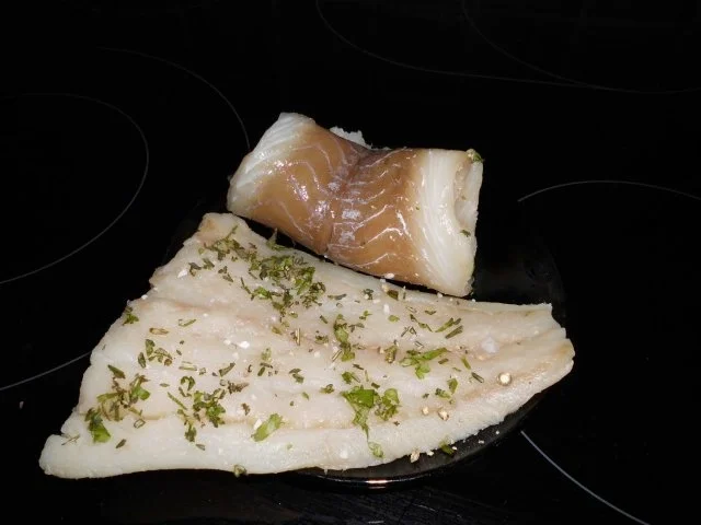 Gekräuterter Seelachs auf Kürbis-Kartoffel-Bett>> - Rezept - Bild Nr. 4