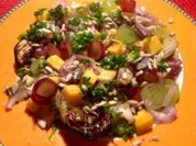 Fenchel-Trauben-Salat mit Käse - Rezept