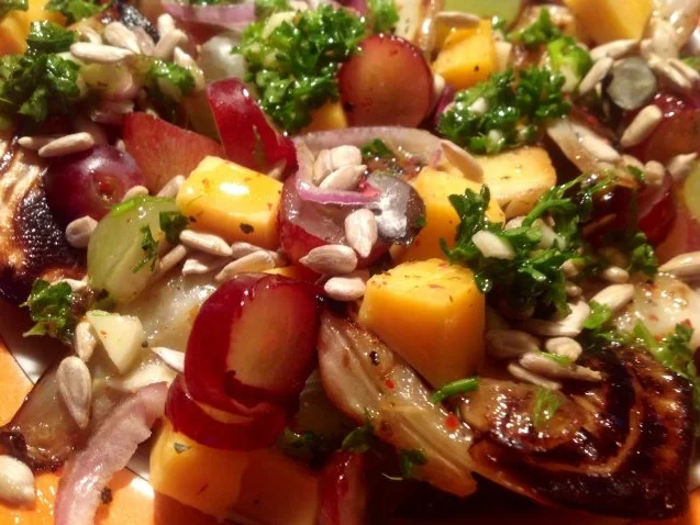 Rezept: Fenchel-Trauben-Salat mit Käse Bild Nr. 2 Fenchel-Trauben-Salat mit Käse - Rezept - Bild Nr. 2