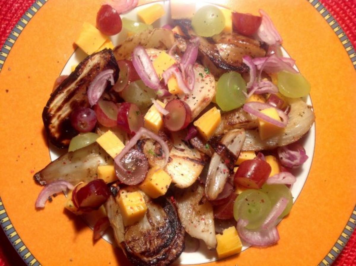 Fenchel-Trauben-Salat mit Käse - Rezept - Bild Nr. 11