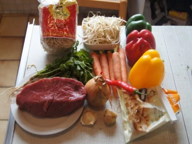 Rindfleisch-Nudel-Wok - Rezept - Bild Nr. 2