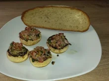 Überbackene Champignons - Rezept