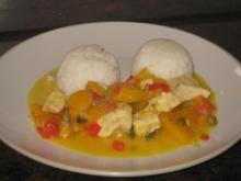 Hähnchenwürfel mit Mango und Chili - Rezept