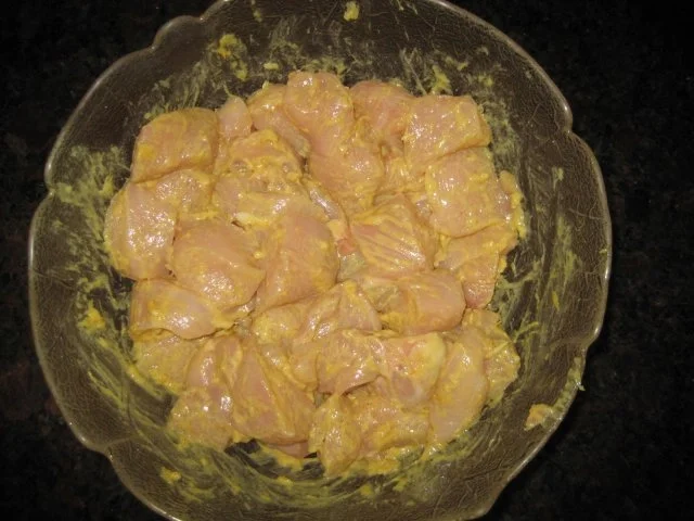 Rezept: Hähnchenwürfel mit Mango und Chili Bild Nr. 5 Hähnchenwürfel mit Mango und Chili - Rezept - Bild Nr. 5