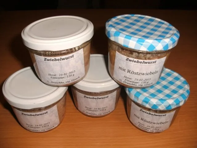 Wursten: Zwiebelwurst - Rezept