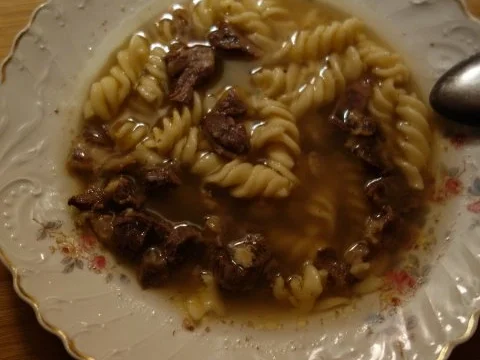 Suppe vom Rinderschlepp und Almo Siedefleisch - Rezept - Bild Nr. 14