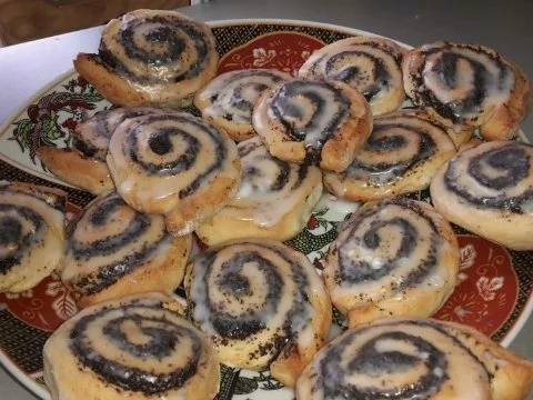 Mohnschnecken - Rezept