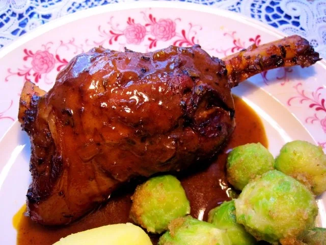 Lammhaxe geschmort - Rezept