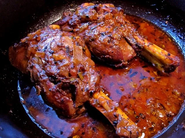 Lammhaxe geschmort - Rezept - Bild Nr. 6