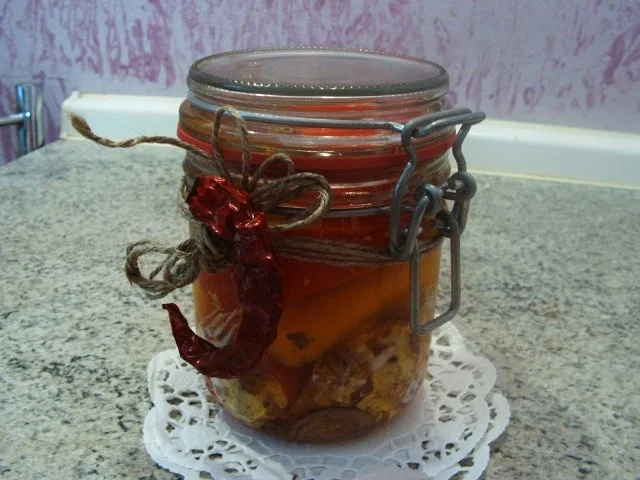 Snackpaprika  gefüllt - Rezept