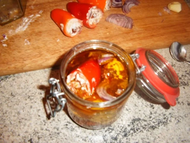 Snackpaprika  gefüllt - Rezept - Bild Nr. 9