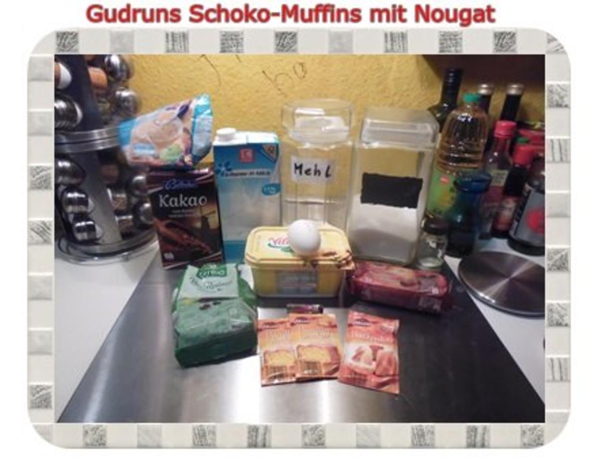 Muffins: Schokomuffins mit Nougat - Rezept - Bild Nr. 2