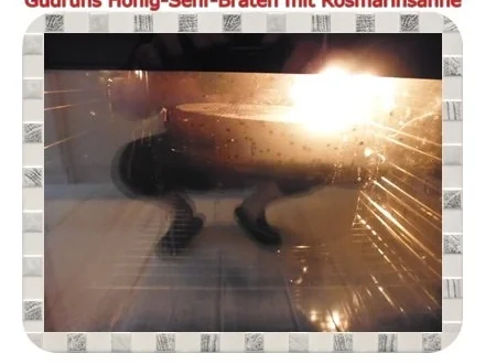 Geflügel: Honig-Senf-Braten mit Rosmarinsahne - Rezept - Bild Nr. 10