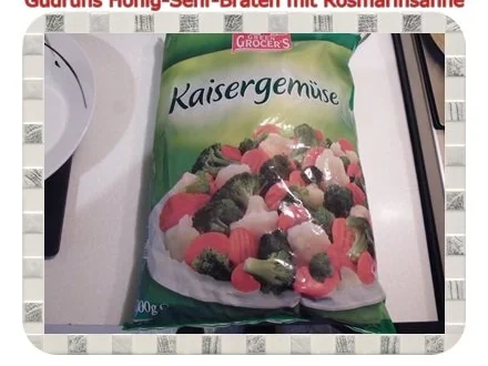 Geflügel: Honig-Senf-Braten mit Rosmarinsahne - Rezept - Bild Nr. 11