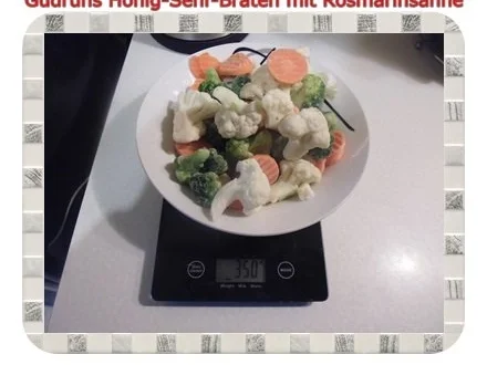 Geflügel: Honig-Senf-Braten mit Rosmarinsahne - Rezept - Bild Nr. 12