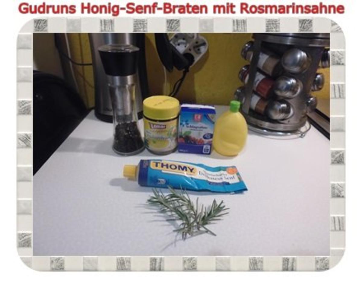 Geflügel: Honig-Senf-Braten mit Rosmarinsahne - Rezept - Bild Nr. 16