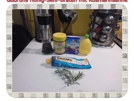 Geflügel: Honig-Senf-Braten mit Rosmarinsahne - Rezept - Bild Nr. 16