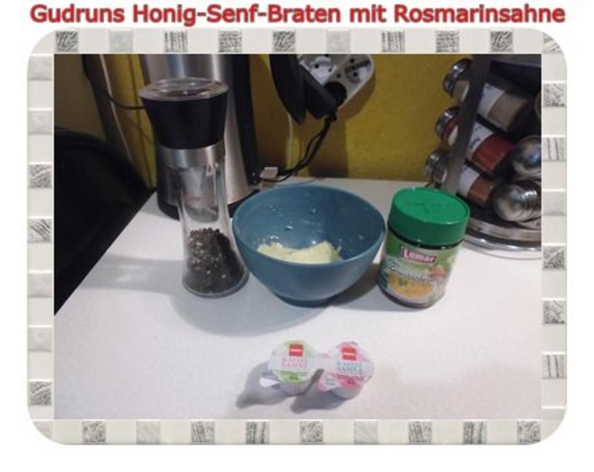 Geflügel: Honig-Senf-Braten mit Rosmarinsahne - Rezept - Bild Nr. 17