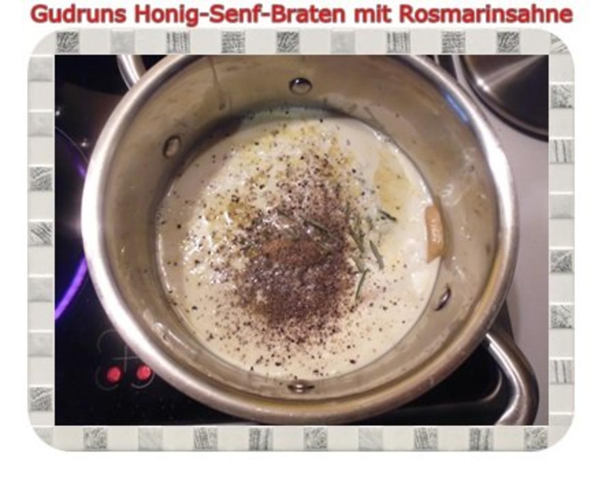 Geflügel: Honig-Senf-Braten mit Rosmarinsahne - Rezept - Bild Nr. 18