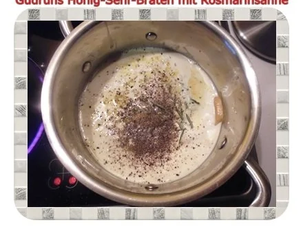 Geflügel: Honig-Senf-Braten mit Rosmarinsahne - Rezept - Bild Nr. 18