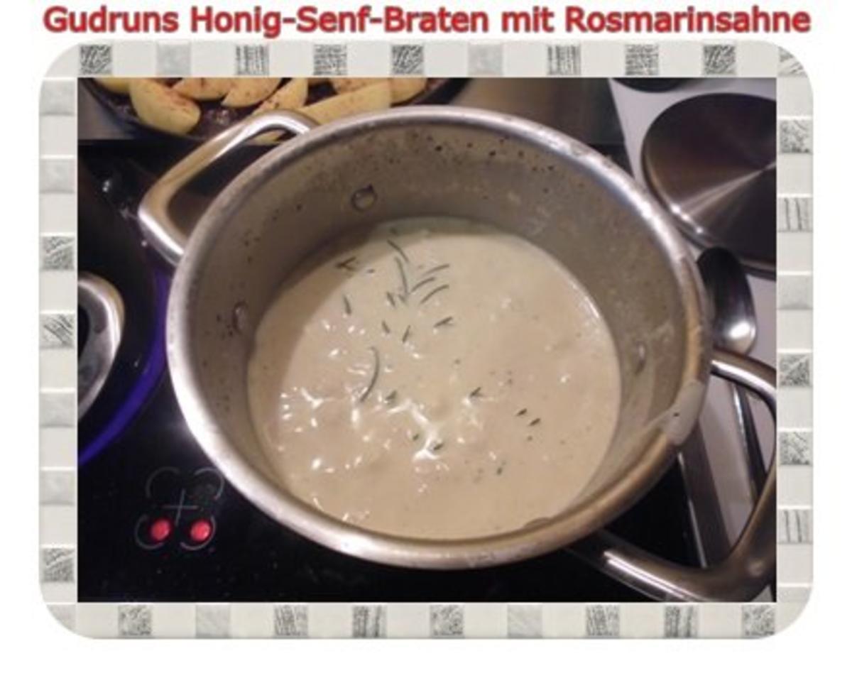 Geflügel: Honig-Senf-Braten mit Rosmarinsahne - Rezept - Bild Nr. 20