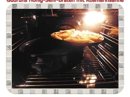 Geflügel: Honig-Senf-Braten mit Rosmarinsahne - Rezept - Bild Nr. 23