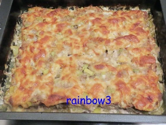 Auflauf: Hackfleisch mit Porree - Rezept - Bild Nr. 4