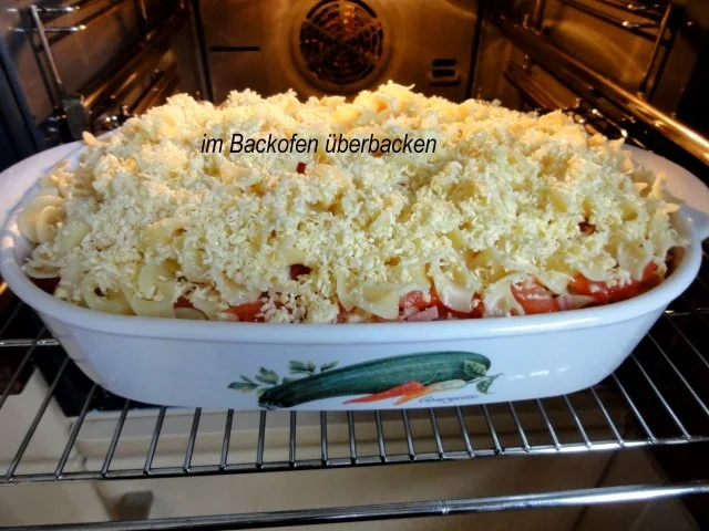 Nudeln:  gedrehte BANDNUDEL-AUFLAUF - Rezept - Bild Nr. 8